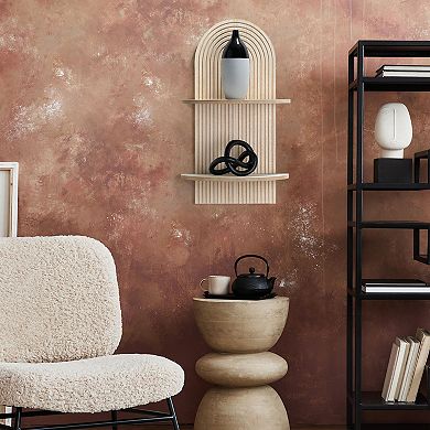 American Art Décor Lunar Ledges Black Shelf Wall Decor