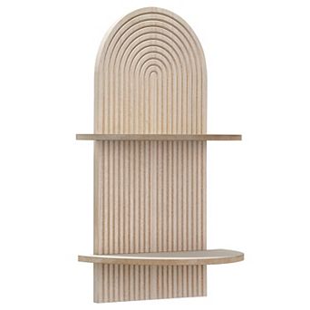 American Art Décor Lunar Ledges Black Shelf Wall Decor