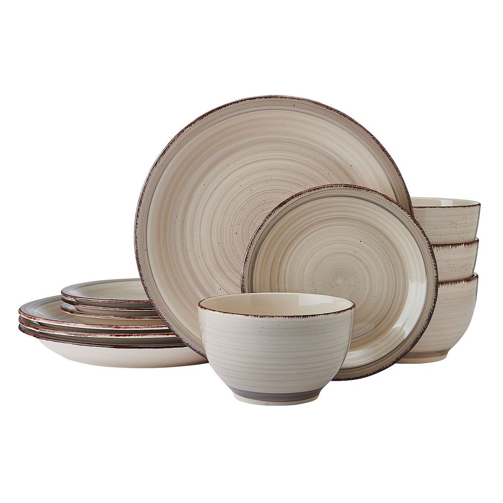 Pfaltzgraff Sadie Cream 12-Piece Dinnerware Set