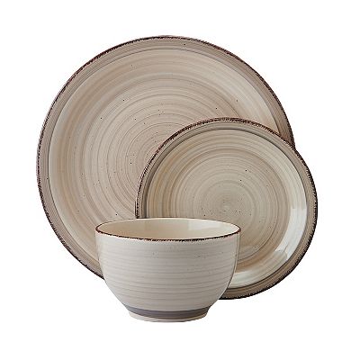 Pfaltzgraff Sadie Cream 12-Piece Dinnerware Set