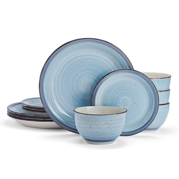 Pfaltzgraff Sadie Blue 12-Piece Dinnerware Set