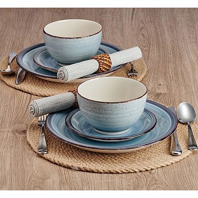 Pfaltzgraff Sadie Blue 12-Piece Dinnerware Set