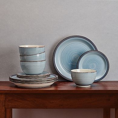 Pfaltzgraff Sadie Blue 12-Piece Dinnerware Set