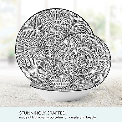 Pfaltzgraff Sketch Serenade 12-Piece Dinnerware Set