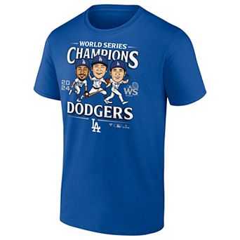 Men's Fanatics Los Angeles Dodgers MLB 2024 World Series Champions Appeal Play T-Shirt