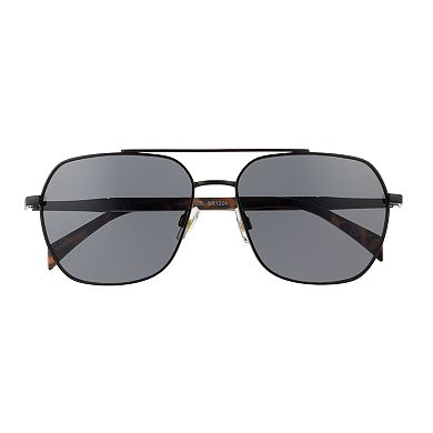 Men's Dockers® 59mm Metal Aviator Sunglasses