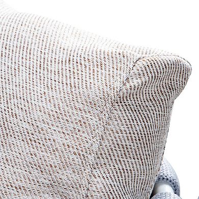 LeisureMod Spencer Modern Rope Outdoor Patio Dining Chair With Cushions