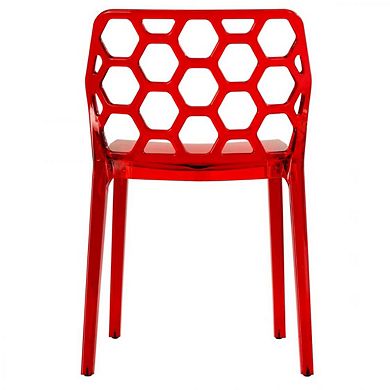 LeisureMod Modern Dynamic Dining Chair, Set of 2