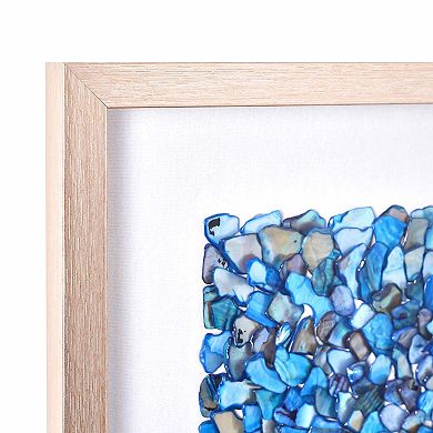 American Art Décor Framed Seashell Wall Decor