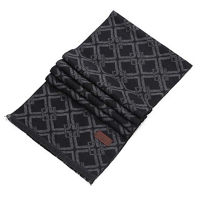 Men's Cashmere Feel, 100% Cotton Fashion Winter Scarf