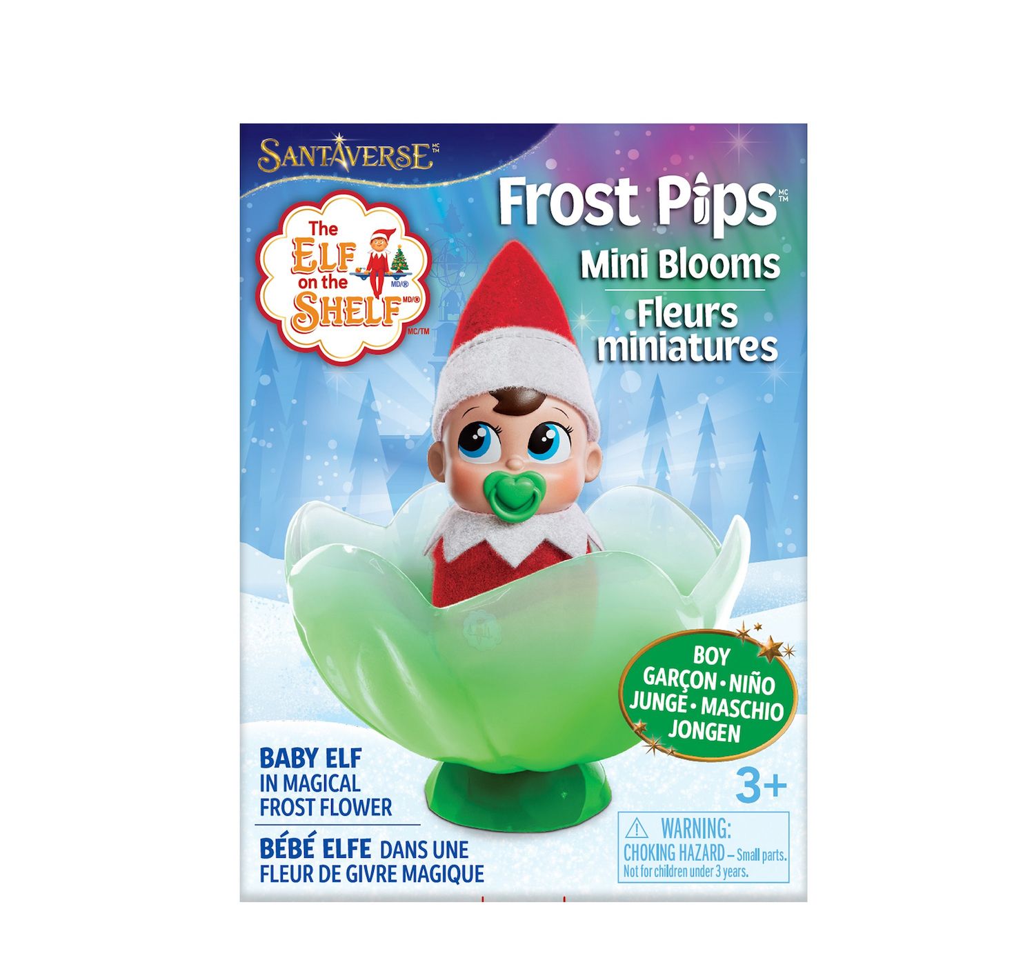 Детские куклы The Elf on the Shelf Frost Pips™ Mini Blooms Boy with Blue Eyes — фото 2