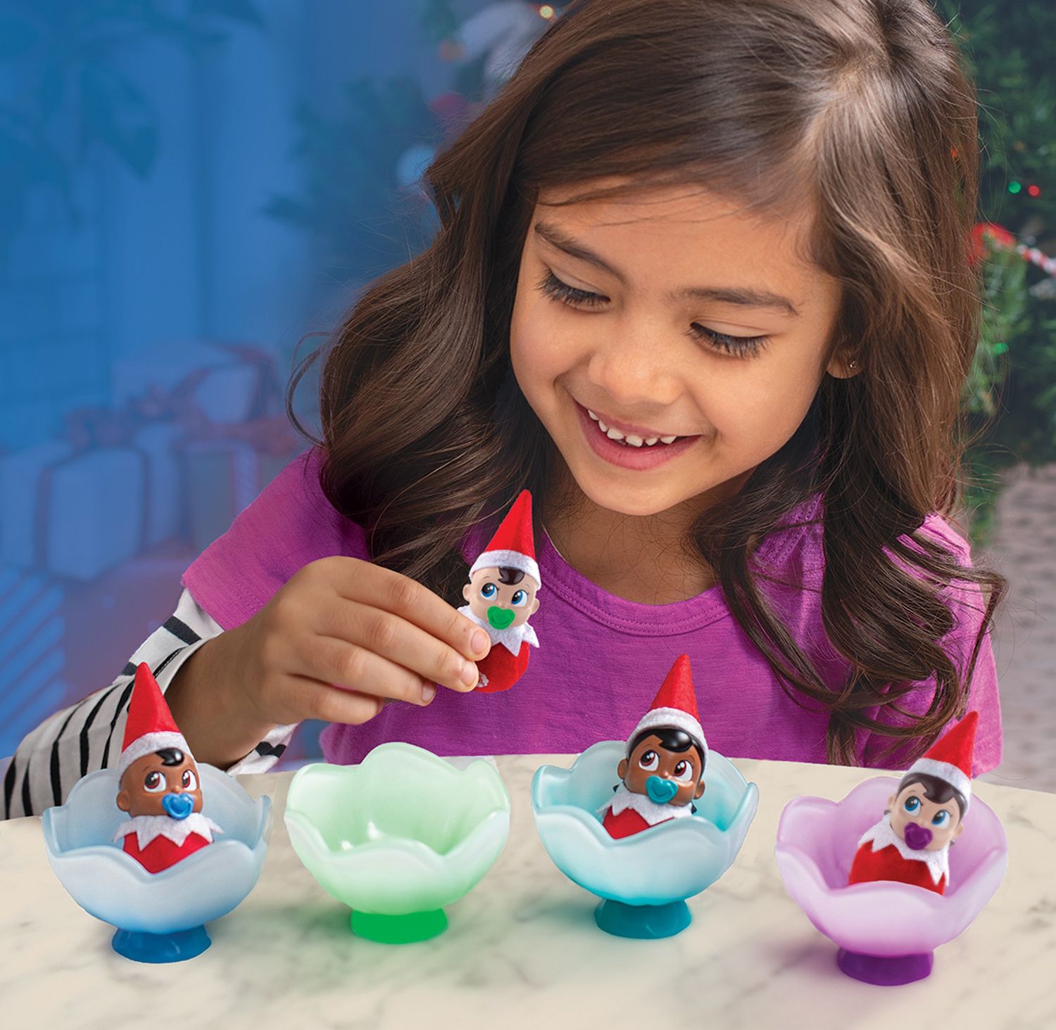 Детские куклы The Elf on the Shelf Frost Pips™ Mini Blooms Boy with Blue Eyes — фото 6