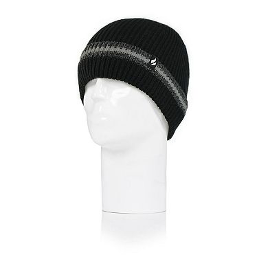 Men's Heat Holders Heatweaver Lined Stripe Roll Up Hat