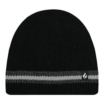 Men's Heat Holders Heatweaver Lined Stripe Roll Up Hat