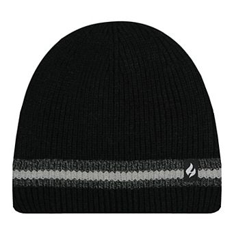 Men's Heat Holders Heatweaver Lined Stripe Roll Up Hat