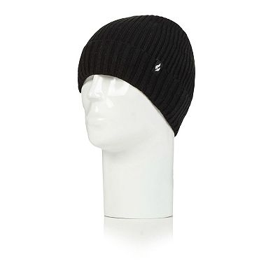 Men's Heat Holders Lite Midweight Ribbed Knit Roll Up Hat