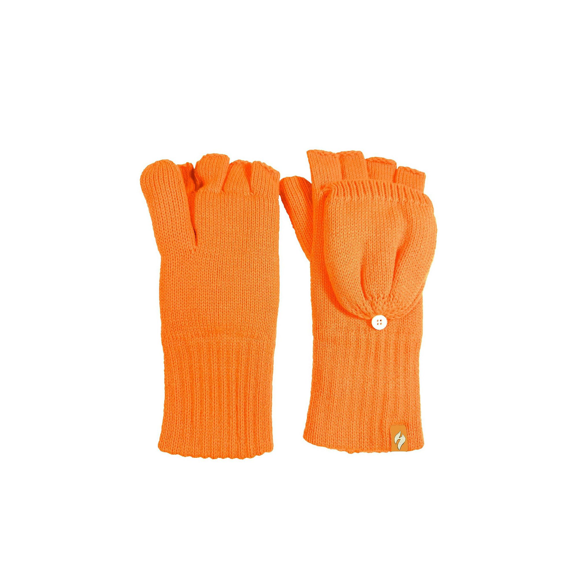 Mens Heat Holders Heatweaver Lined Convertible Gloves, Size: Medium-Large,