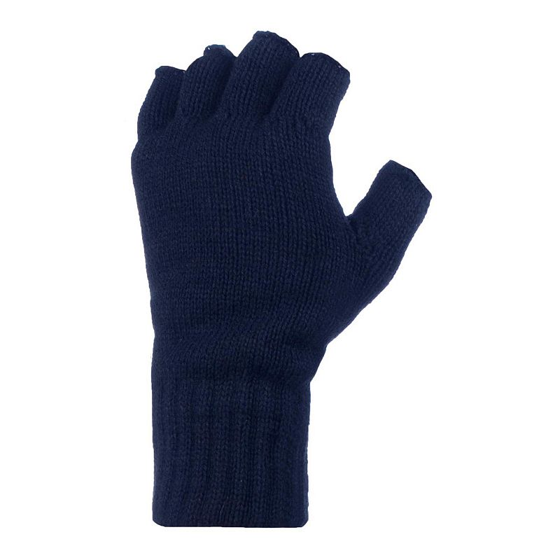 Men's Heat Holders Heatweaver Lined Fingerless Gloves, Blue