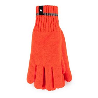 Men's Heat Holders Heatweaver Lined Reflective Stripe Gloves with Grippers