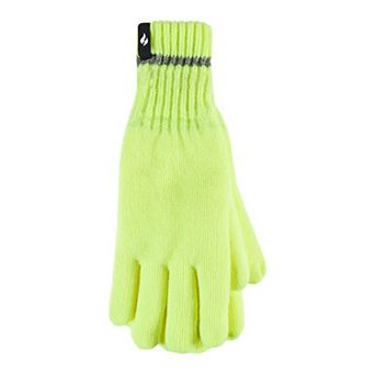 Men's Heat Holders Heatweaver Lined Reflective Stripe Gloves with Grippers