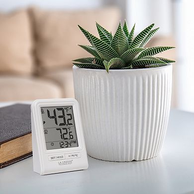 La Crosse Technology White Battery Operated Wireless Digital Thermometer