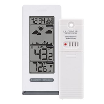 La Crosse Technology Battery Operated Monochromatic Digital Forecast Station