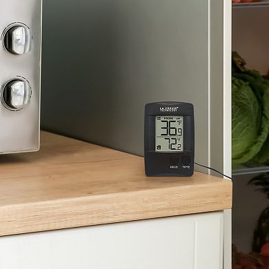 La Crosse Technology Battery Operated Digital Thermometer with Wired Probe