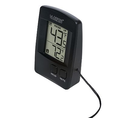 La Crosse Technology Battery Operated Digital Thermometer with Wired Probe