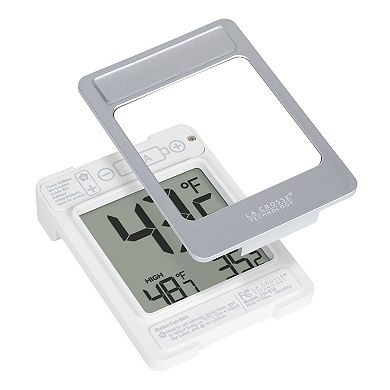 La Crosse Technology Digital Window Battery Operated Thermometer with Daily Records
