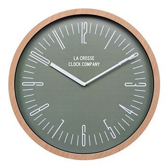 La Crosse Technology Ellwood 16" Quartz Analog Wall Clock