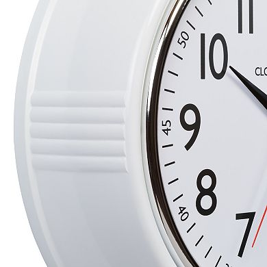 La Crosse Technology Schoolhouse Analog Quartz Wall Clock