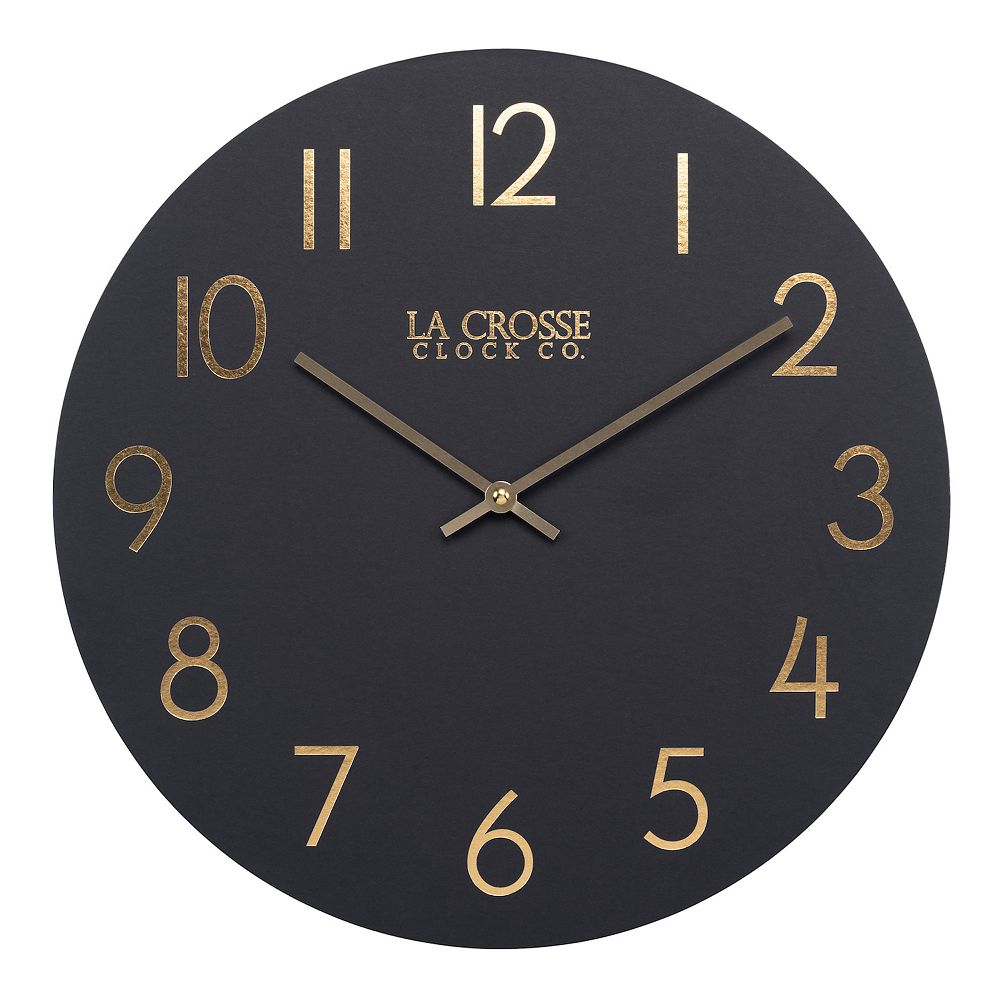 La Crosse Technology NYX MDF Quartz Analog Wall Clock