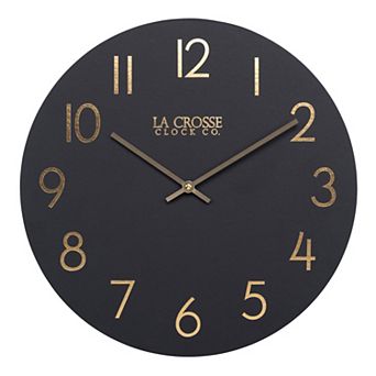 La Crosse Technology NYX MDF Quartz Analog Wall Clock
