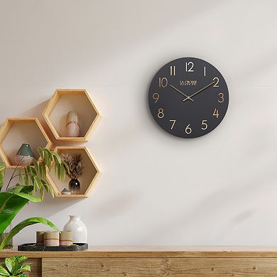 La Crosse Technology NYX MDF Quartz Analog Wall Clock