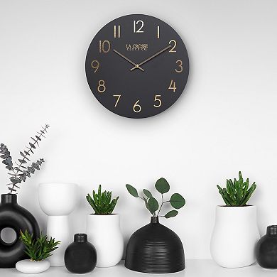 La Crosse Technology NYX MDF Quartz Analog Wall Clock
