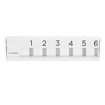 La Crosse Technology Plastic Cascading Ice Cube Rain Gauge