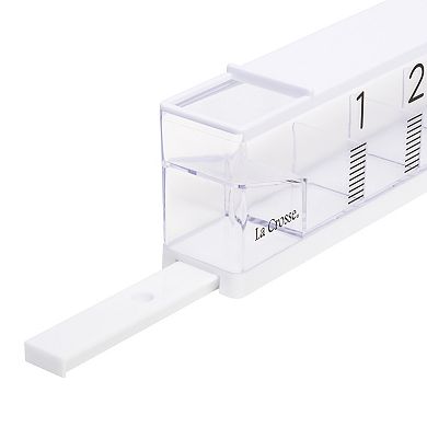 La Crosse Technology Plastic Cascading Ice Cube Rain Gauge
