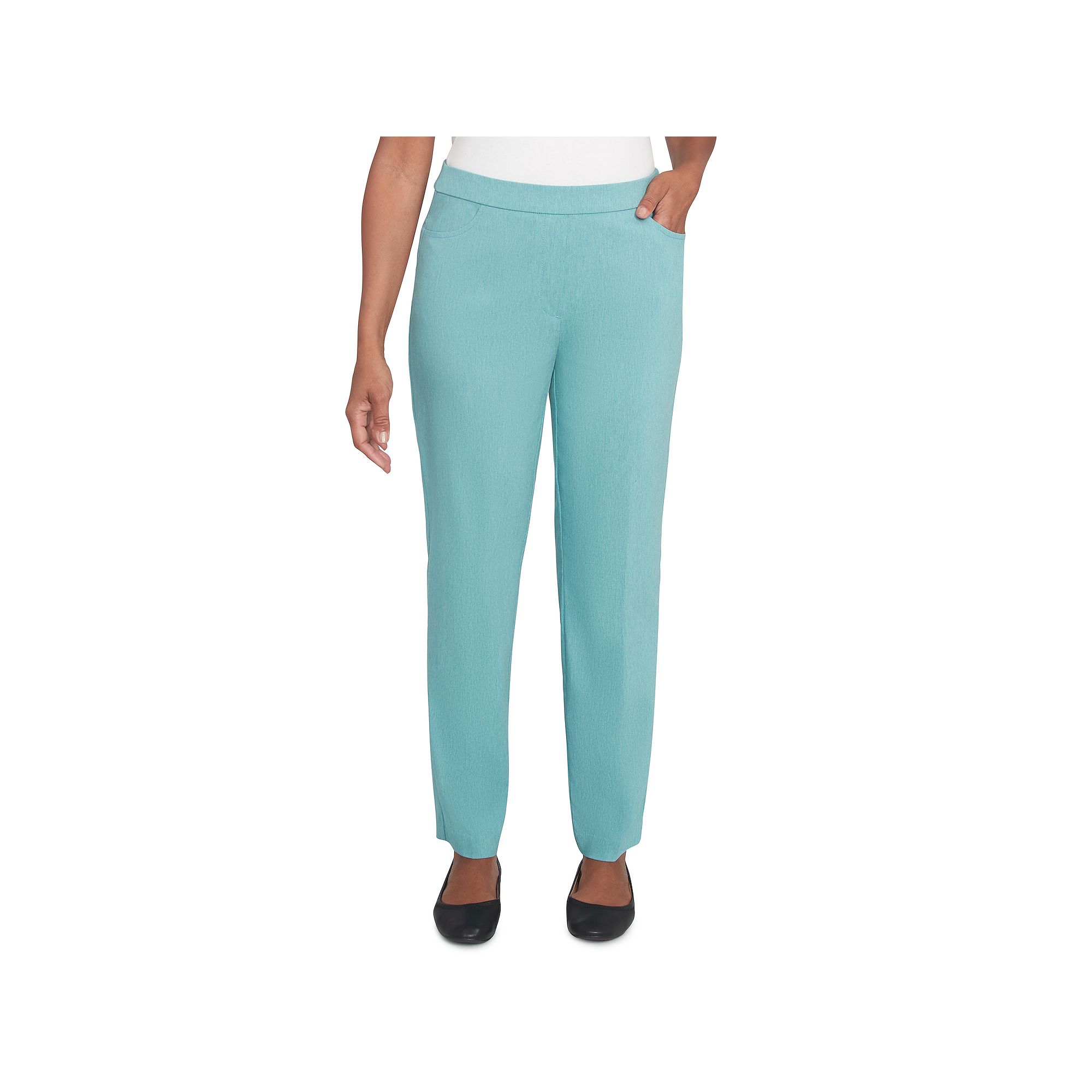 Womens Alfred Dunner Victoria Pull-On Millennium Short Length Pants, Size: