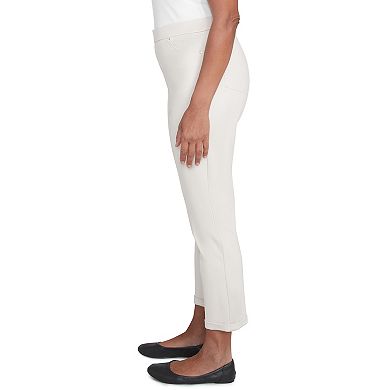 Women's Alfred Dunner Cuffed Ankle Ponte Pants