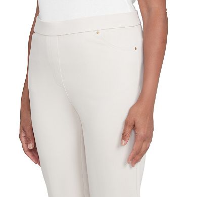 Women's Alfred Dunner Cuffed Ankle Ponte Pants