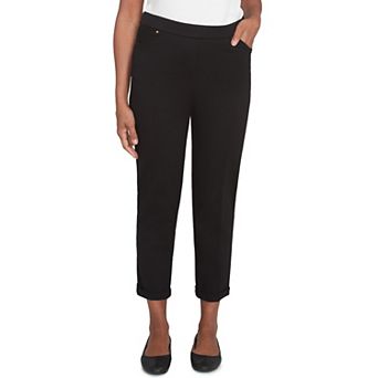 Women's Alfred Dunner Cuffed Ankle Ponte Pants