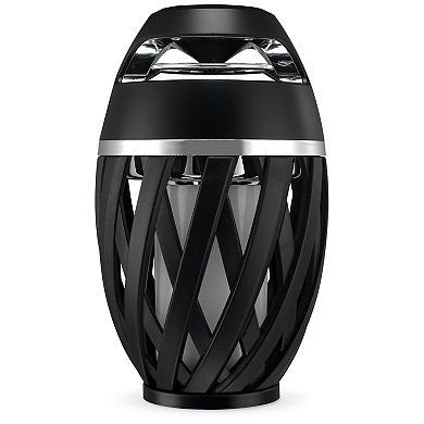 iLive TIKI Ultra IPX4 Water-Resistant LED Flame Bluetooth Speaker