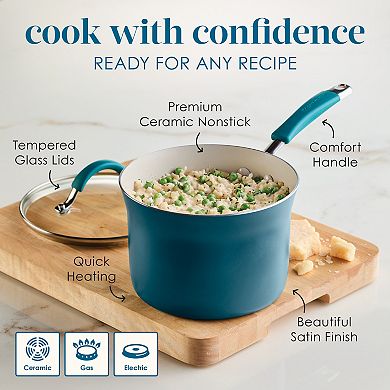 Rachael Ray Cucina 10-pc. Ceramic Nonstick Cookware Set