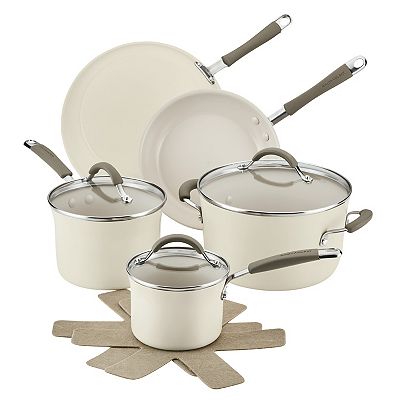 Rachael Ray® Cucina 10-pc. Ceramic Nonstick Cookware Set