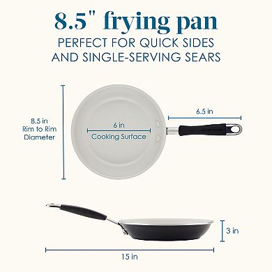 Rachael Ray Cucina 8.5-in. Ceramic Nonstick Frying Pan