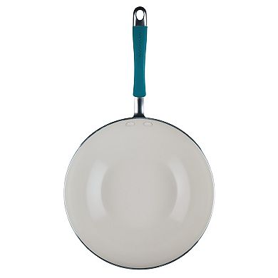 Rachael Ray Cucina 11-in. Ceramic Nonstick Stir Fry Pan with Lid