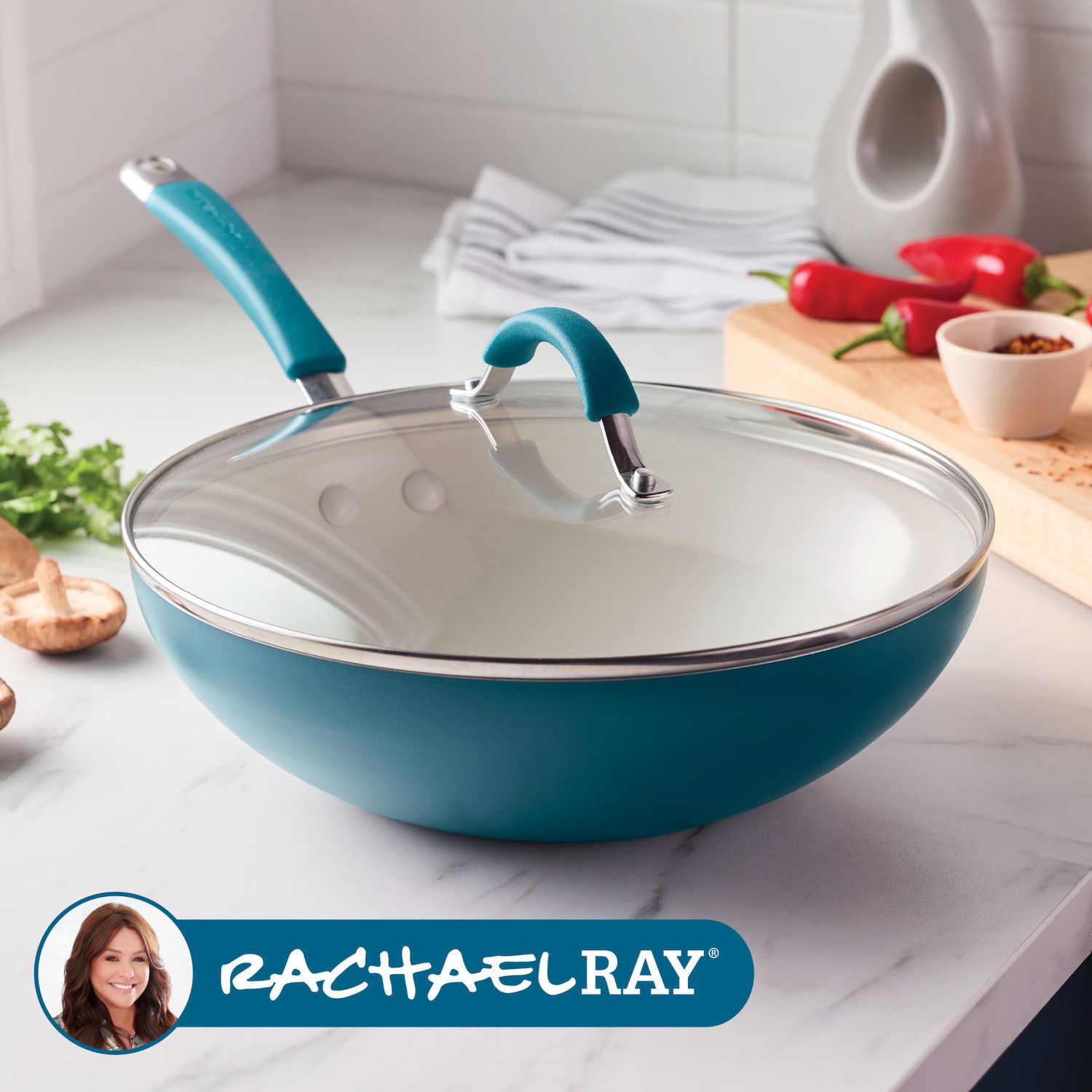 Rachael Ray Cucina Stir Fry Pan - Thumbnail 4