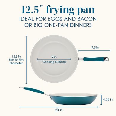 Rachael Ray Cucina 12.5-in. Ceramic Nonstick Frying Pan