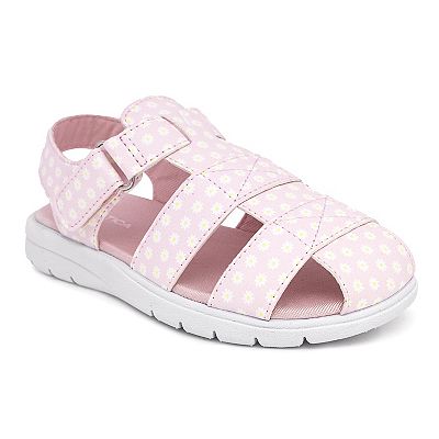 Nautica Pink Polka Dot Toddler Girls' Strappy Sandals