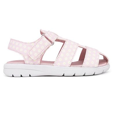 Nautica Pink Polka Dot Toddler Girls' Strappy Sandals